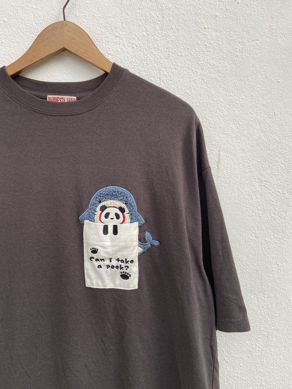 Japanese Brand 🔥 Pandiesta Japan t shirt embroidery Size US XL / EU 56 / 4 - 6 Thumbnail