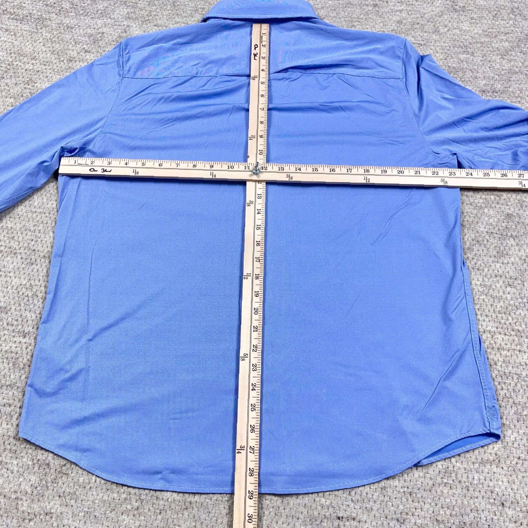 Rhone Rhone Commuter Shirt Men XL Light Blue Nylon Spandex Button Up Dress Casual Workwear Size 46R - 7 Thumbnail