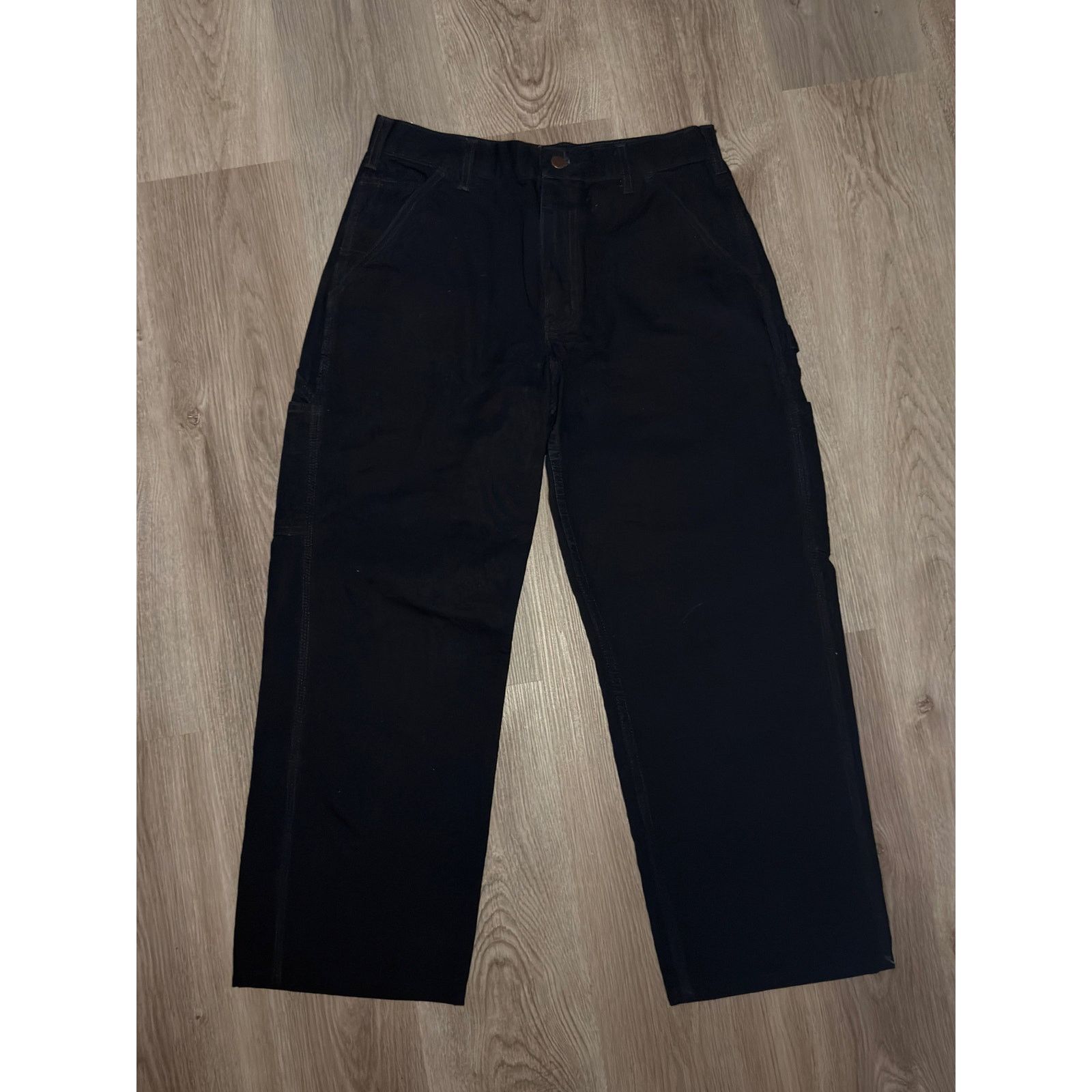 Carhartt Black Carhartt Pants 30 W 26 L (j8) Size US 30 / EU 46 - 1 Thumbnail