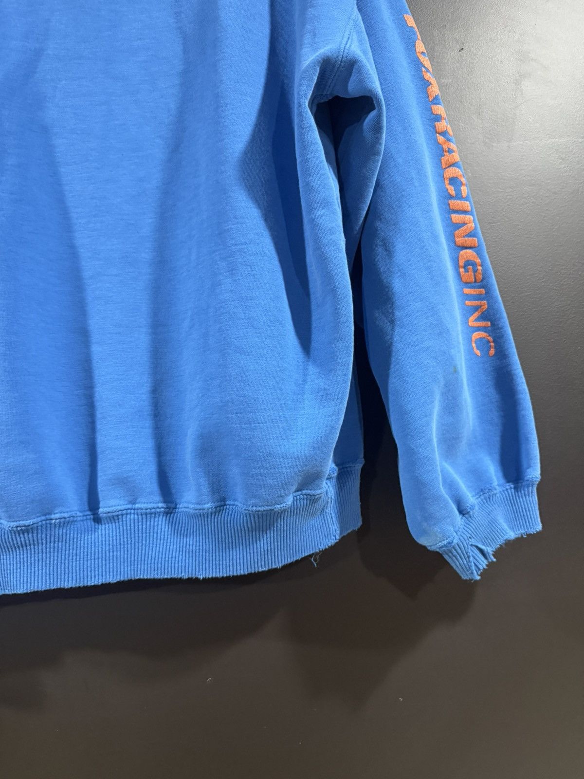 Vintage 2000s Y2K Vintage Fox Racing Faded Distress Grunge Hoodie L Size US L / EU 52-54 / 3 - 12 Thumbnail