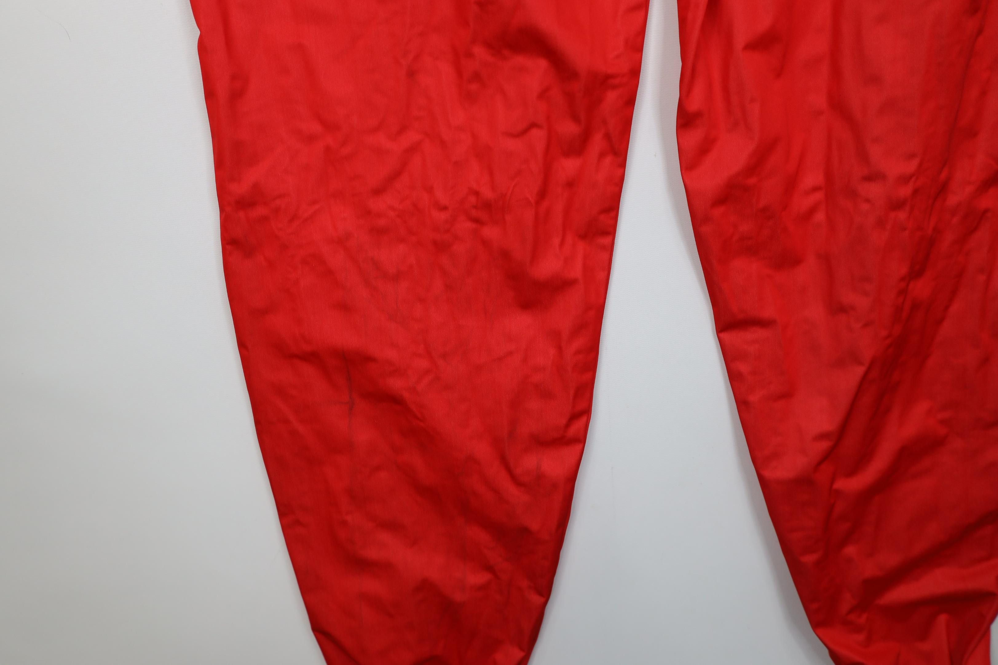 Vintage Vintage 80s Streetwear Waterproof Joggers Pants Red USA Size US 34 / EU 50 - 19 Thumbnail
