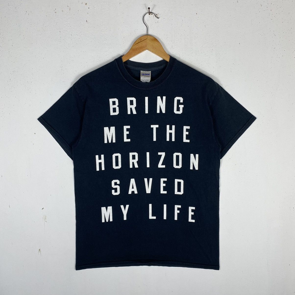 Band Tees × Vintage VINTAGE BRING ME THE HORIZON SAVED MY LIFE BAND TEE Size US M / EU 48-50 / 2 - 2 Thumbnail