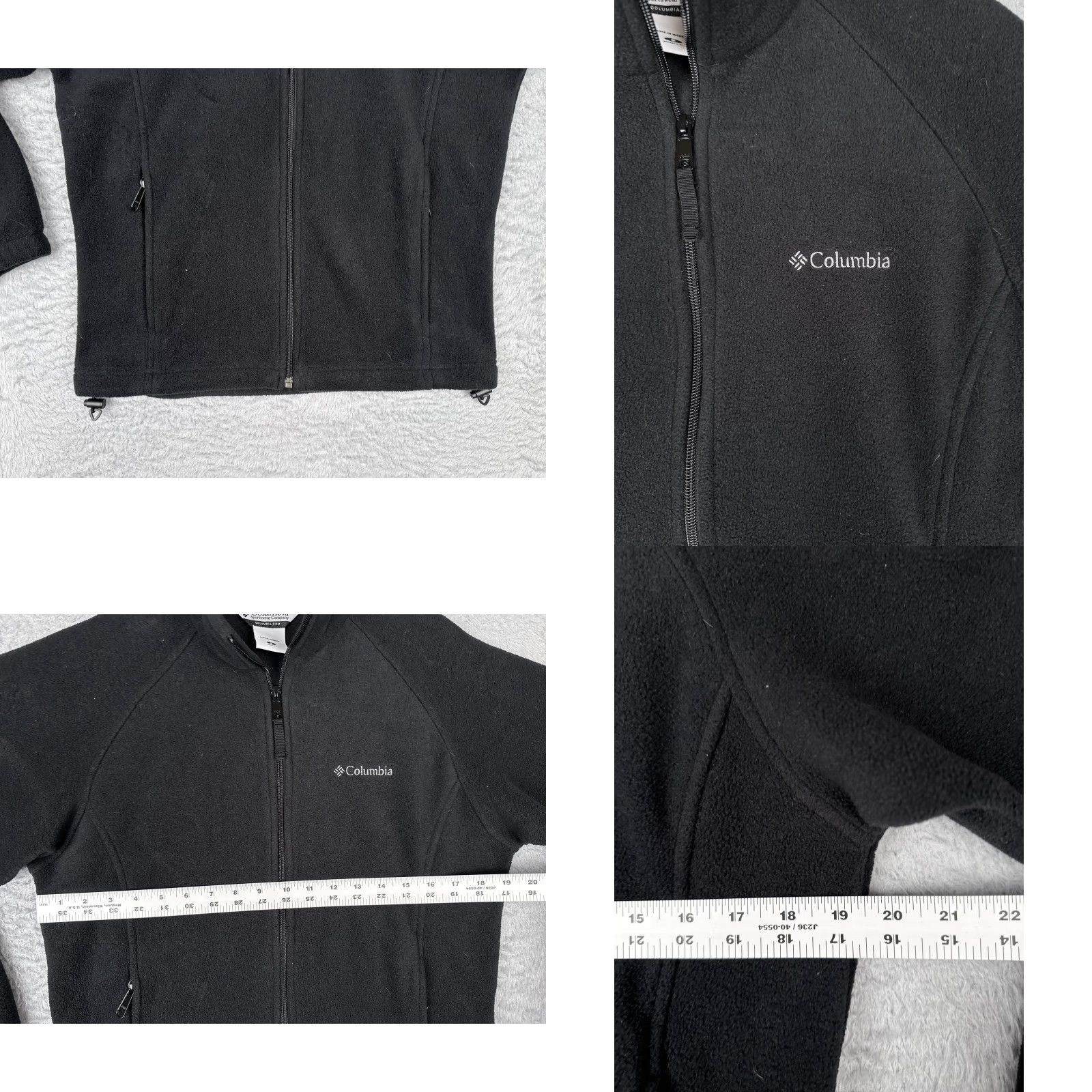 Vintage Columbia Fleece Jacket Womens Small Black Full Zip Outdoor Hiking Warm Casual Size S / US 4 / IT 40 - 8 Thumbnail