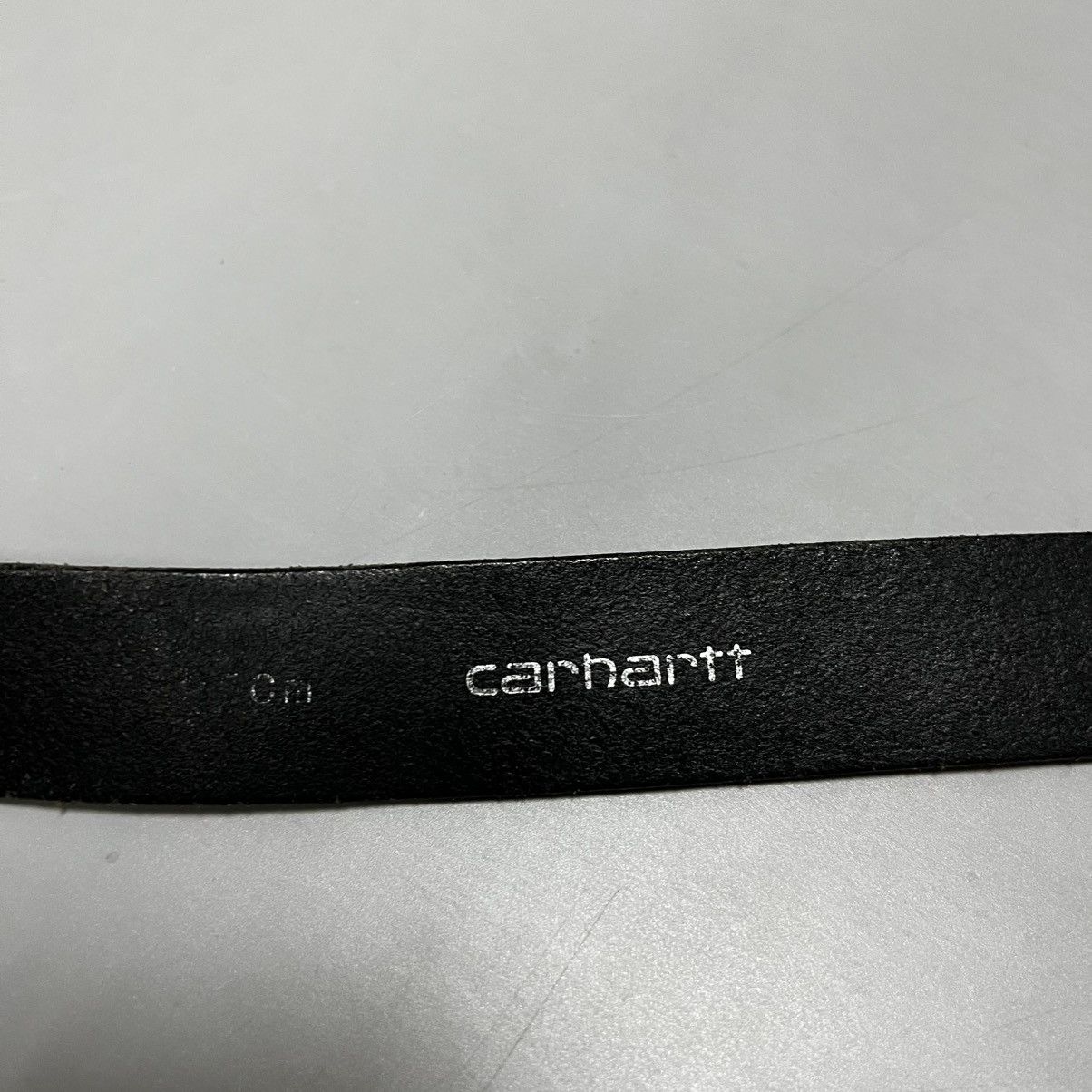 Carhartt Carhartt Leather Belt Vintage Black Size ONE SIZE - 4 Thumbnail
