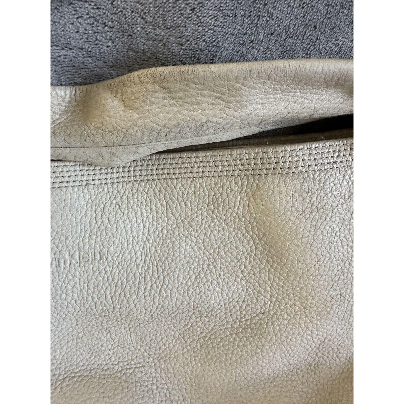 Calvin Klein VTG Tote Calvin Klein Pebble Leather, Hobo Bag Slouchy Purse Size ONE SIZE - 6 Thumbnail