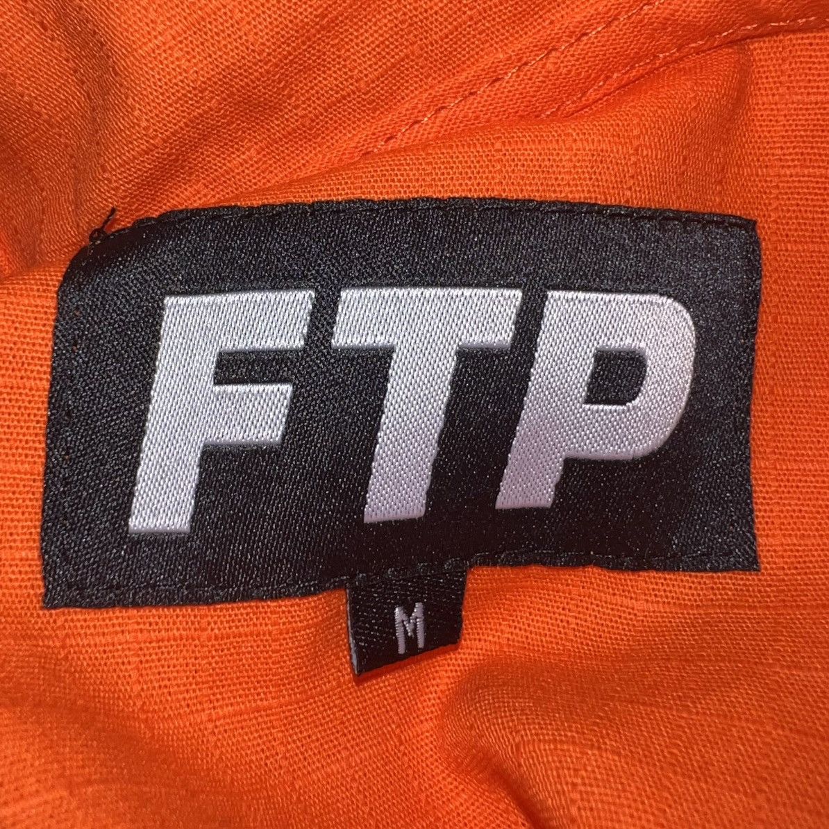 Fuck The Population FTP Orange Ripstop Anorak Size US M / EU 48-50 / 2 - 6 Thumbnail