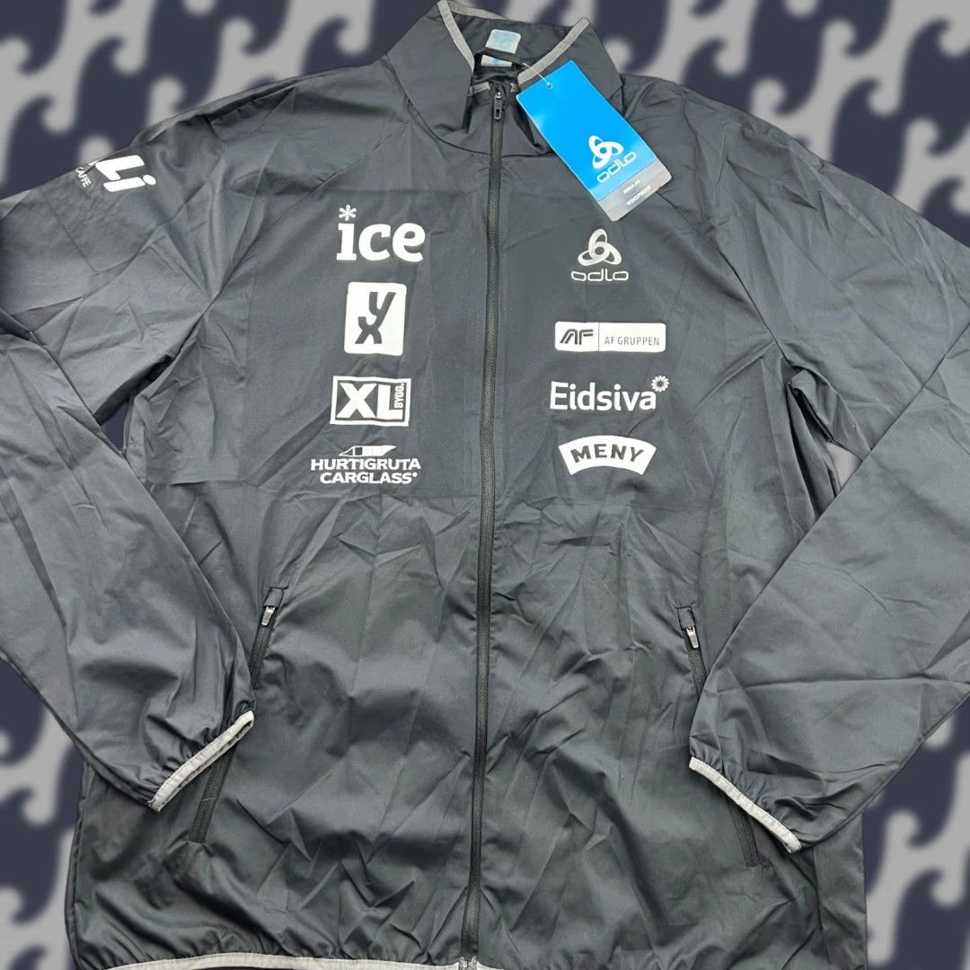 Odlo ODLO Jacket Mens Large Full Zip Cross Country Ski XC Gray Tem Ice Windproof Jacket Size US L / EU 52-54 / 3 - 1 Thumbnail