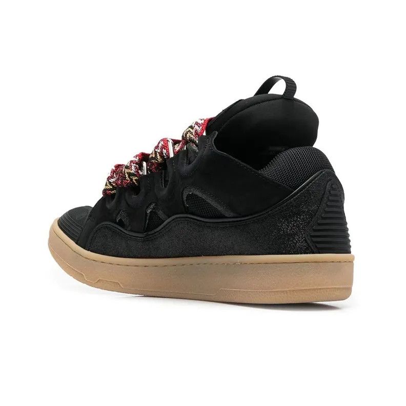 Lanvin oc11z0325 Curb Low Top Sneakers in Black Size US 6 / EU 39 - 5 Thumbnail