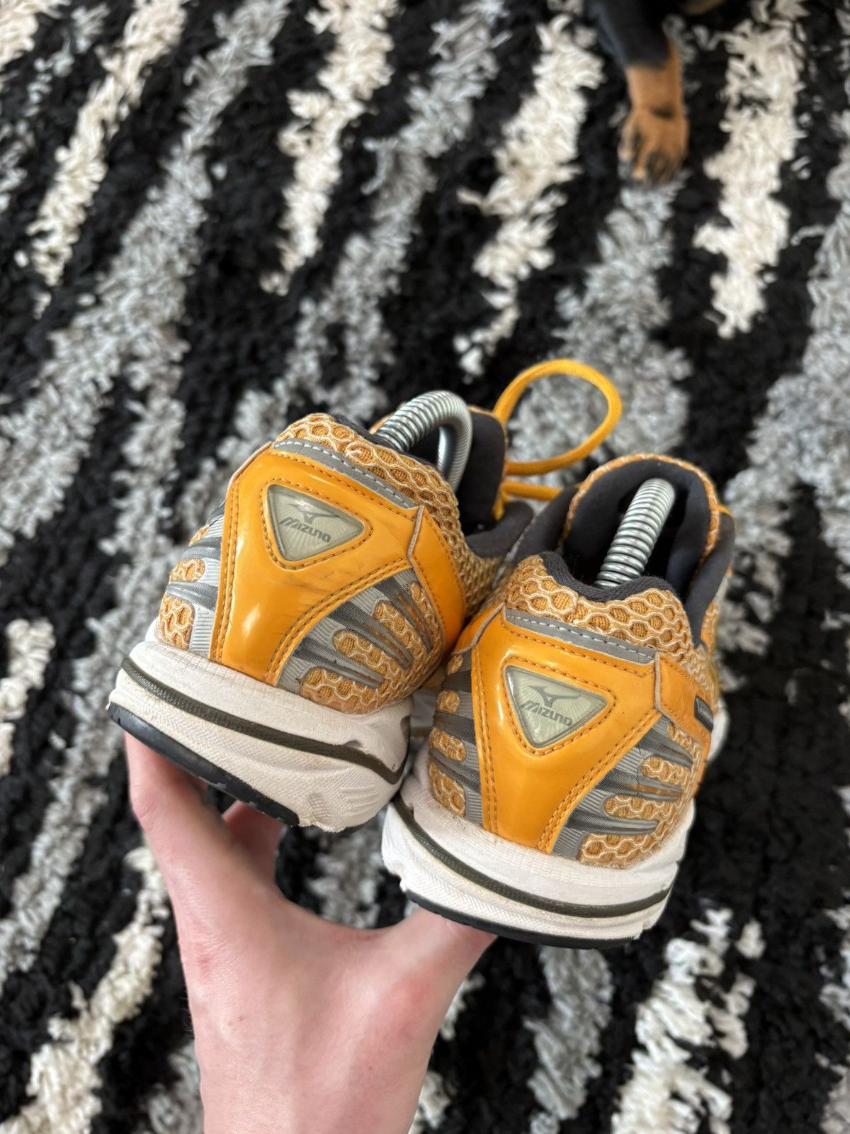 Mizuno Orange mizuno wave sneakers gorpcore vibe japanese brand Size US 8.5 / IT 38.5 - 3 Thumbnail
