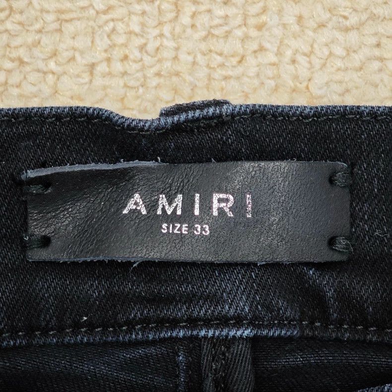 Amiri Amiri black destroyed jeans Size US 33 - 3 Thumbnail
