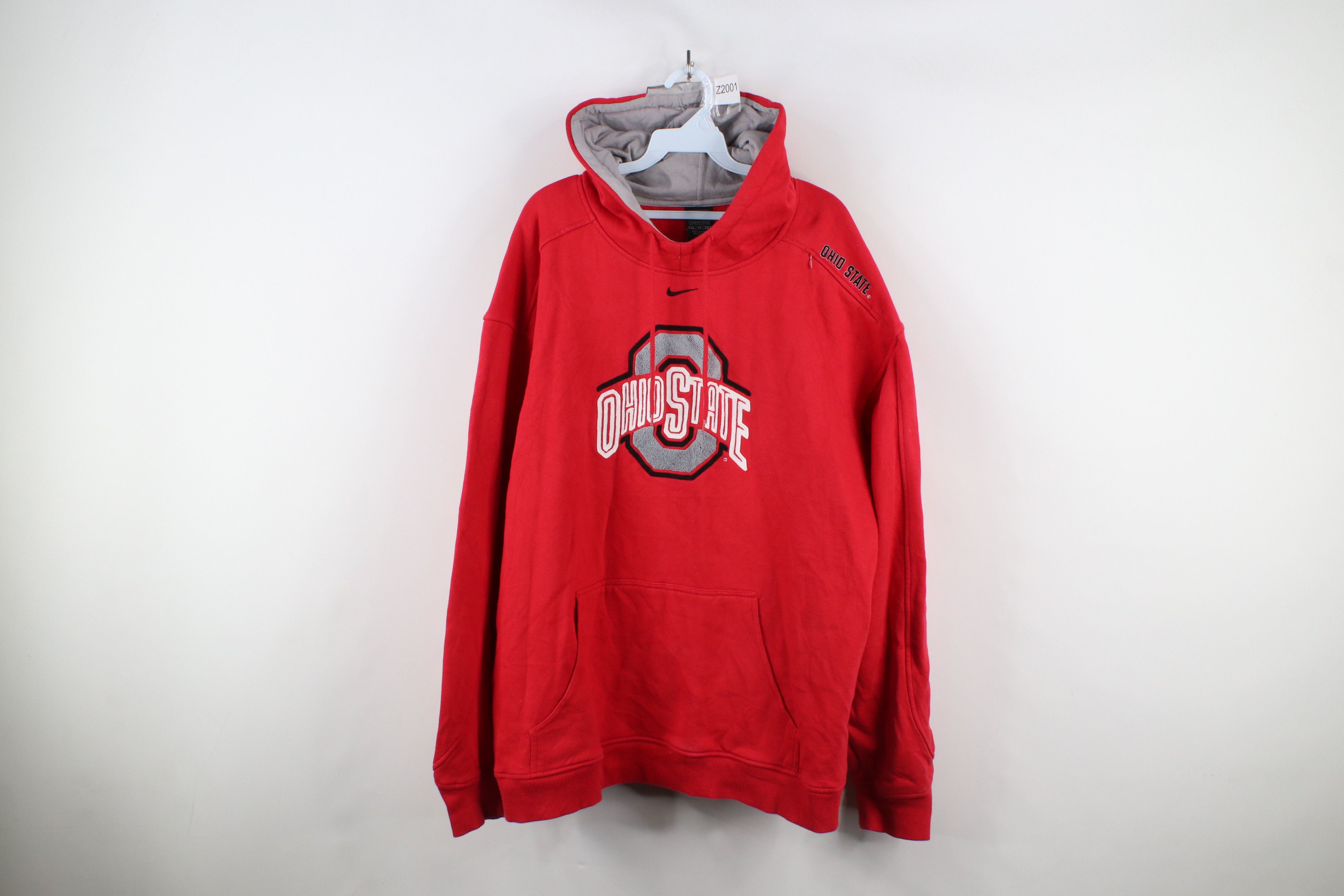 Nike × Vintage Vintage Nike Center Swoosh Ohio State University Hoodie Size US XL / EU 56 / 4 - 1 Thumbnail