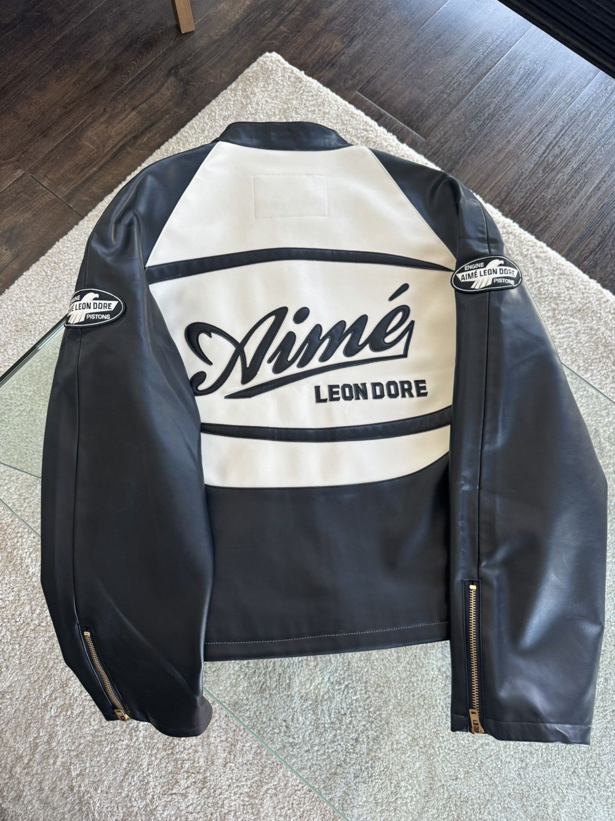Aime Leon Dore Aime Leon Dore Leather Café Racer Jacket Size US S / EU 44-46 / 1 - 15 Thumbnail