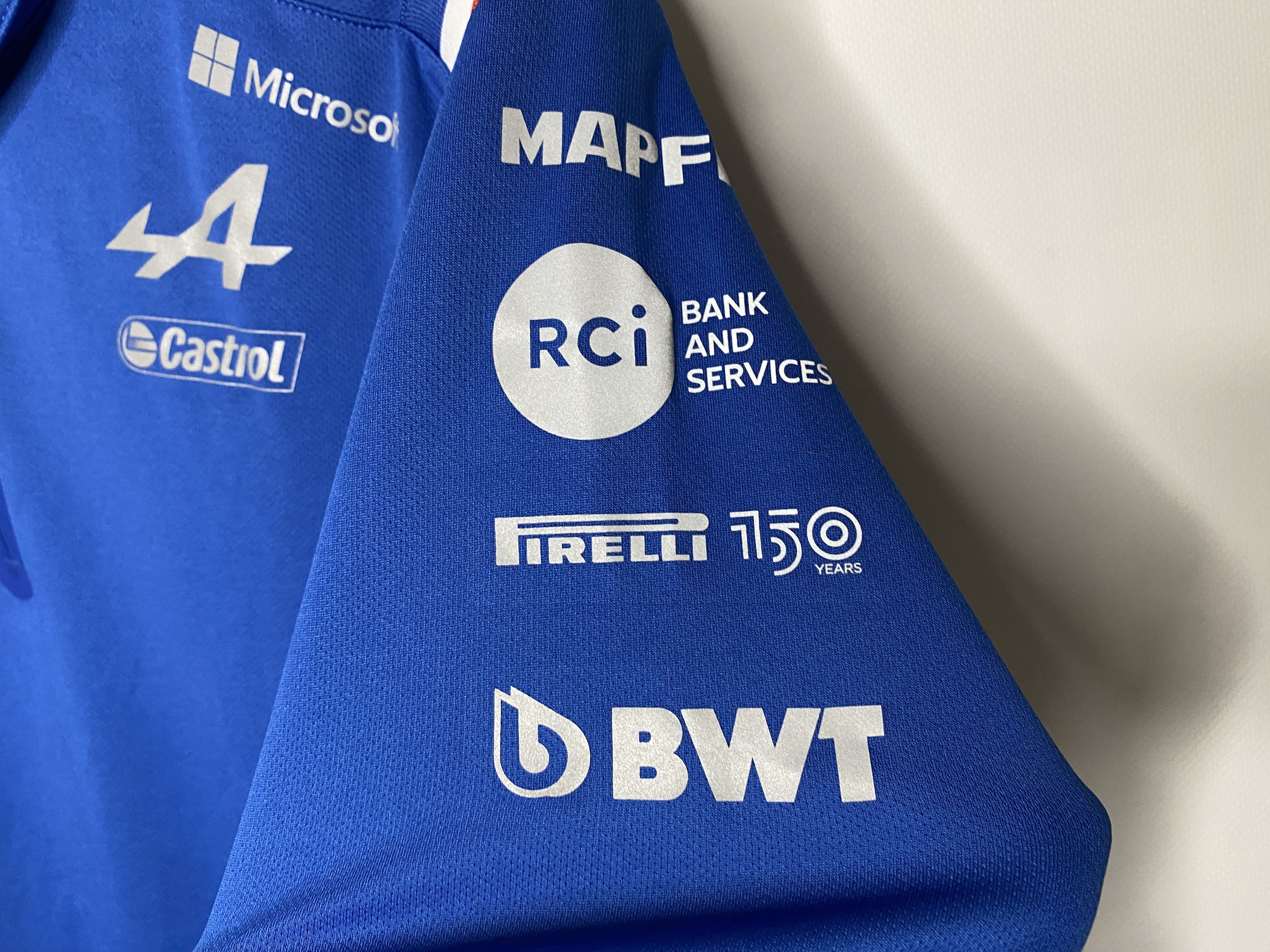 BMW × Kappa BWT ALPINE F1 TEAM KAPPA POLO T-SHIRTS FORMULA 1 RACING Size US L / EU 52-54 / 3 - 6 Thumbnail