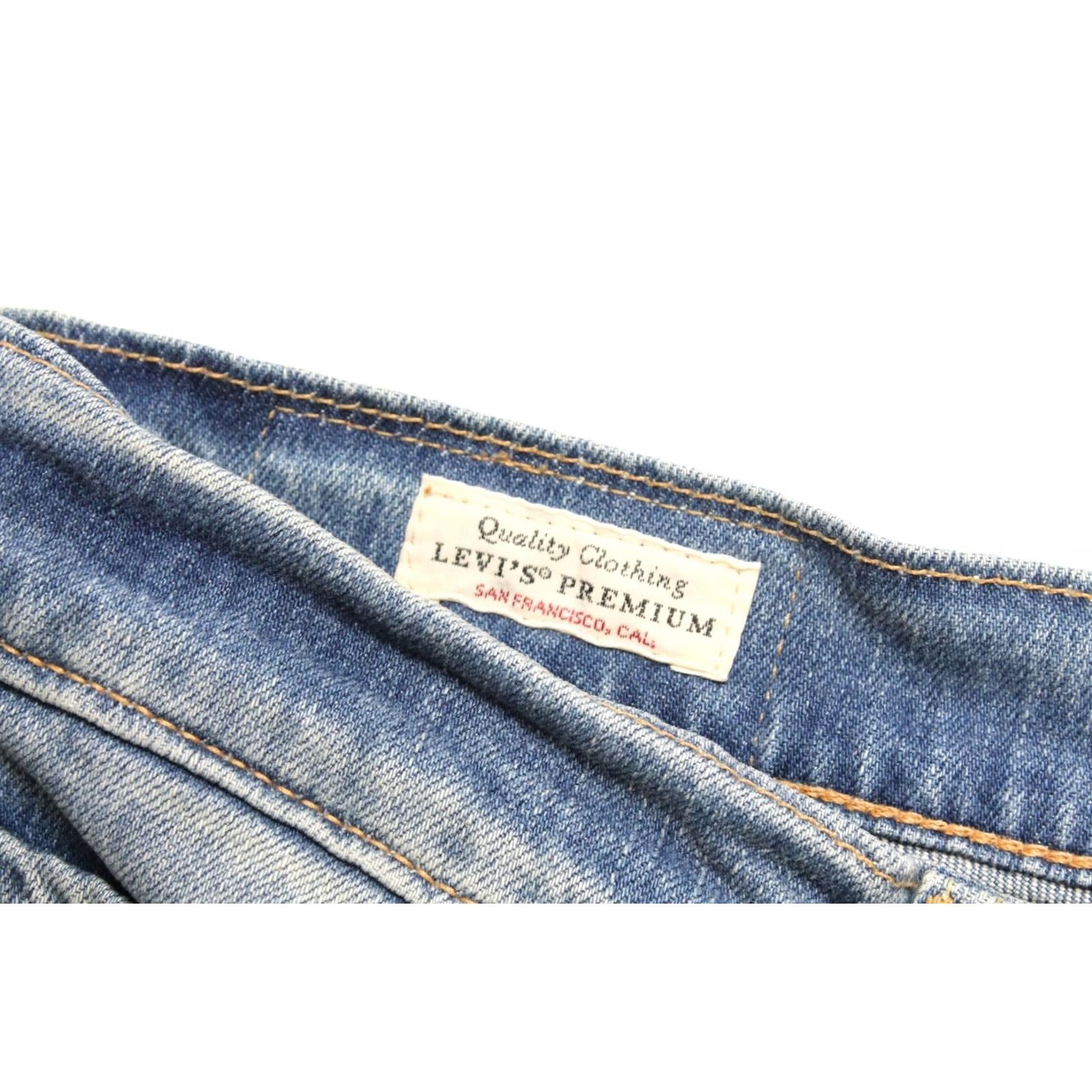 Levi's Levi's 511 Jeans Men's W32/L32 Slim Leg Whiskers Faded Blue Size US 32 / EU 48 - 6 Thumbnail