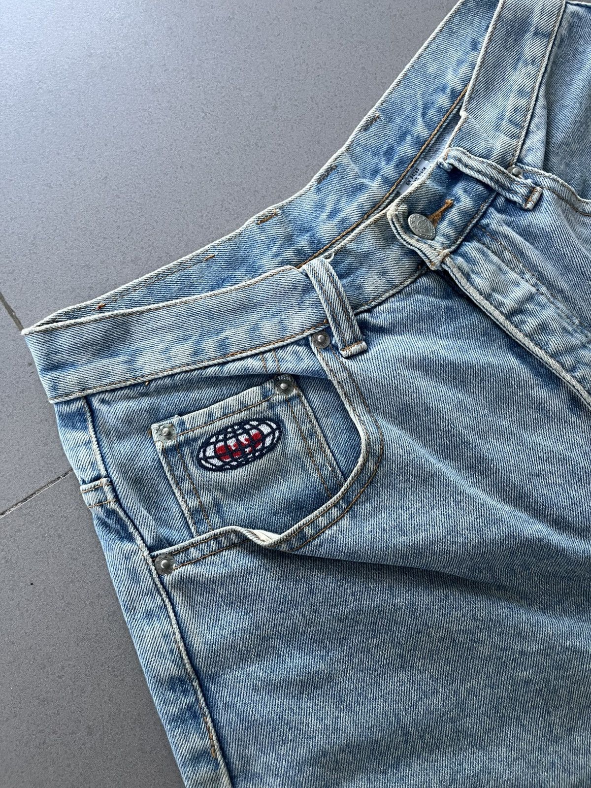 Wu-Tang Clan WU-TANG CLAN WUWEAR VINTAGE DENIM BAGGY JORDS SHORT PANTS Size US 30 / EU 46 - 6 Thumbnail