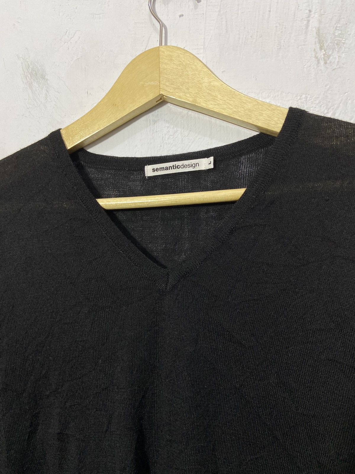 20471120 × If Six Was Nine × PPFM Sementic Design V Long Sleeve Knitwear Size US L / EU 52-54 / 3 - 3 Thumbnail