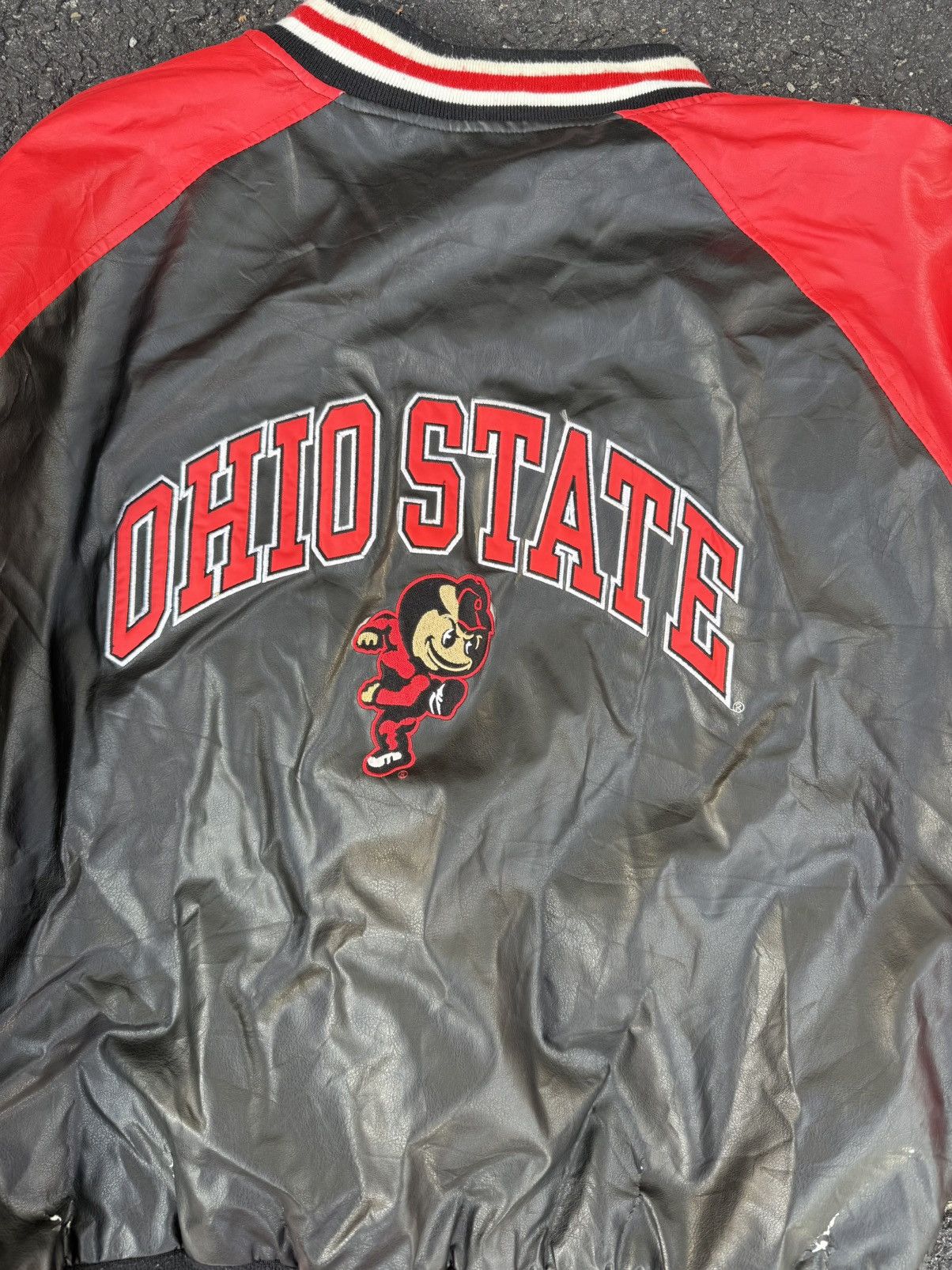 Steve And Barrys Ohio State Buckeyes Vintage Jacket Size US XL / EU 56 / 4 - 5 Thumbnail