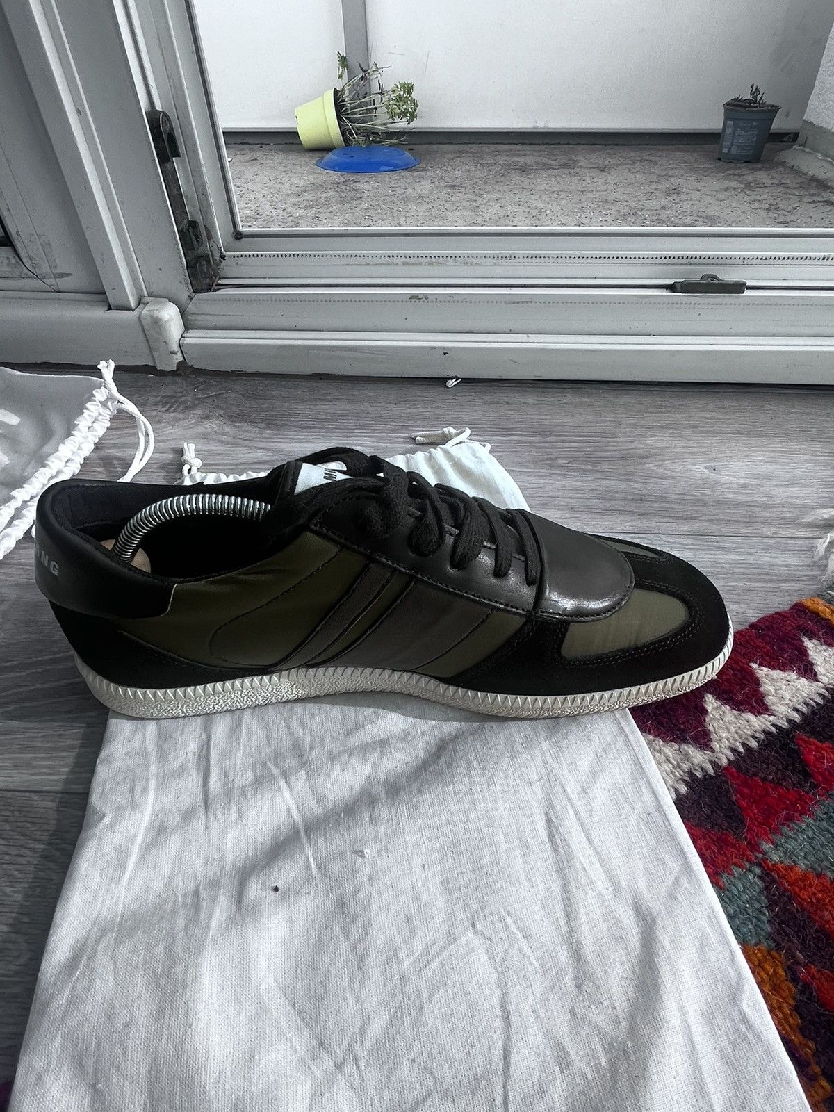 Helmut Lang × Vintage Helmut Lang Low top Leather shoes Size US 8.5 / EU 41-42 - 8 Thumbnail
