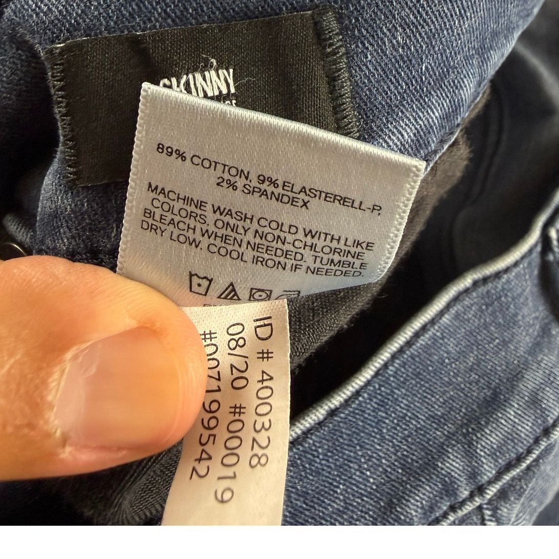 Express Express Skinny High Rise Jeans - Women's Size 8R, Blue Size 30" / US 8 / IT 44 - 7 Thumbnail