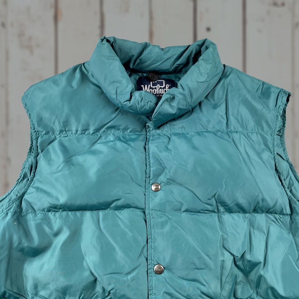 Vintage VINTAGE Woolrich Vest Puffer Button Up USA 90s Green Men XL Outdoor Jacket Size US XL / EU 56 / 4 - 1 Thumbnail