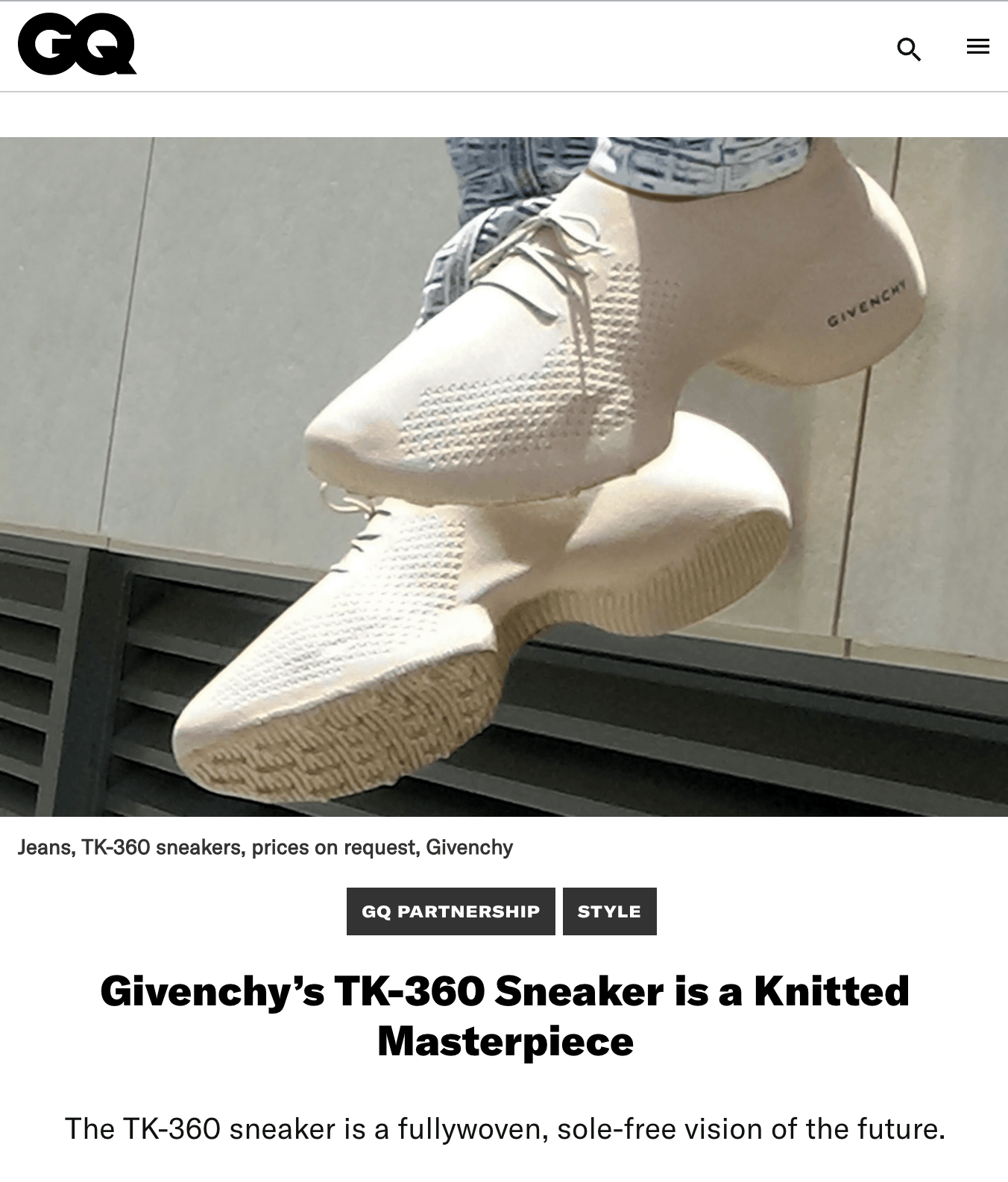 Givenchy GIVENCHY | TK-360 SNEAKERS Matthew Williams Size US 7.5 / EU 40-41 - 3 Thumbnail