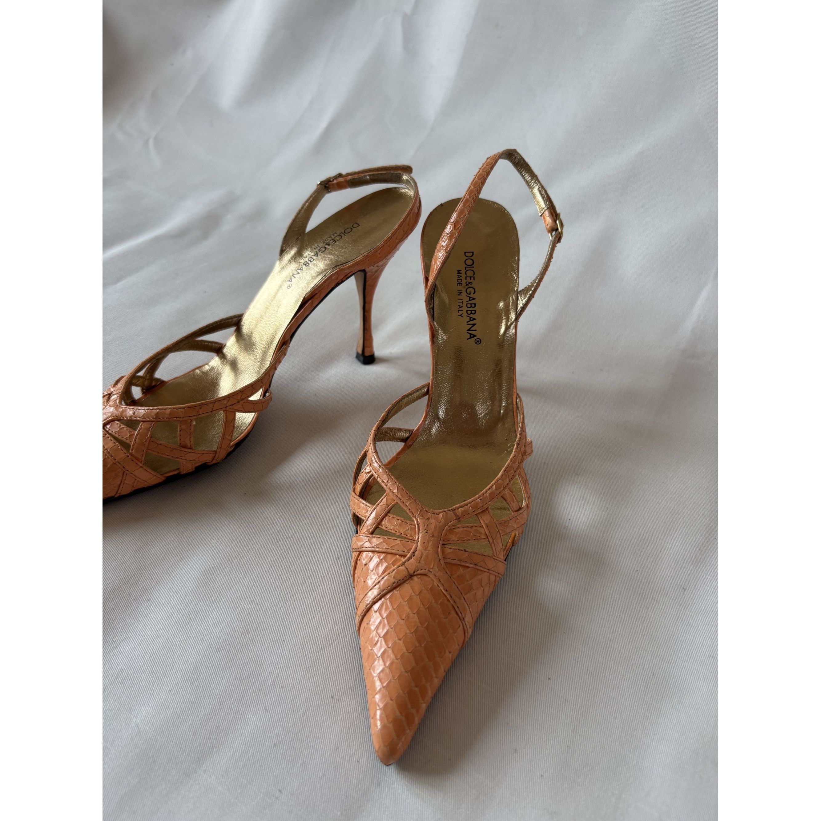 Dolce & Gabbana Slingbacks Dolce & Gabbana Size US 4.5 / IT 34.5 - 3 Thumbnail