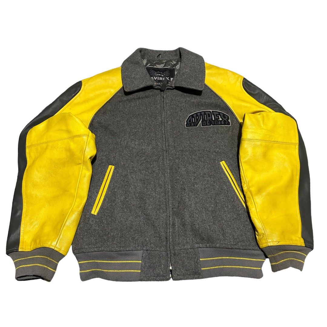 Avirex × Vintage VINTAGE LEATHER JACKET BY AVIREX “STALLIONS” 🐎 Size US L / EU 52-54 / 3 - 2 Thumbnail