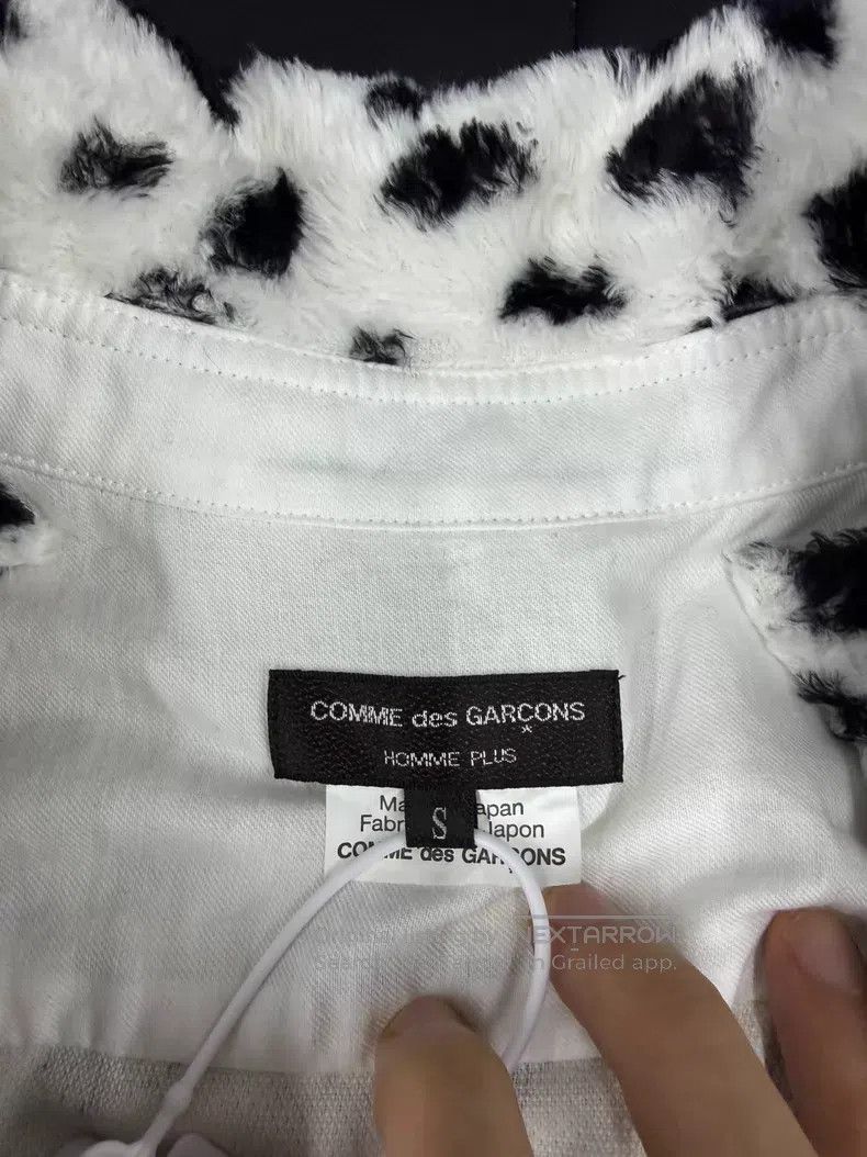 Other Comme des Garcons White Leopard Print Shirt Jacket Size US S / EU 44-46 / 1 - 3 Thumbnail