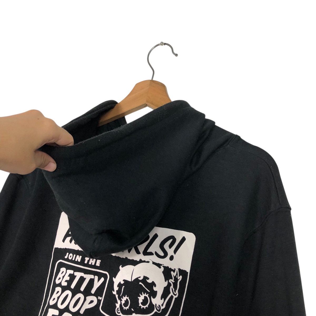 Japanese Brand 📌Vintage Hoodie Pull Over Betty Boop Big Logo Design Size US L / EU 52-54 / 3 - 11 Thumbnail