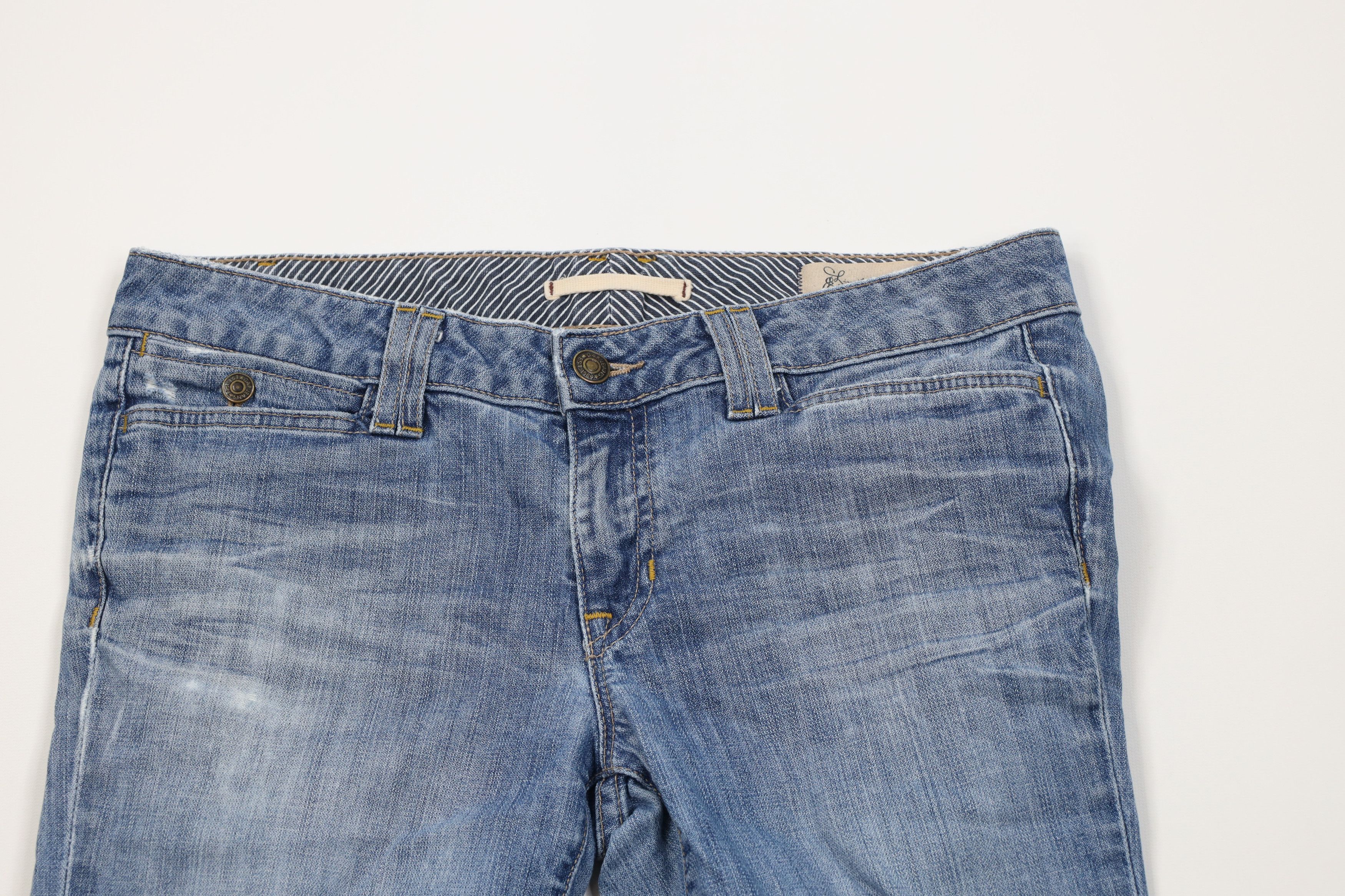 Gap Vintage Y2K Gap Babydoll Flared Wide Leg Denim Jeans Blue Size 27" / US 4 / IT 40 - 2 Thumbnail