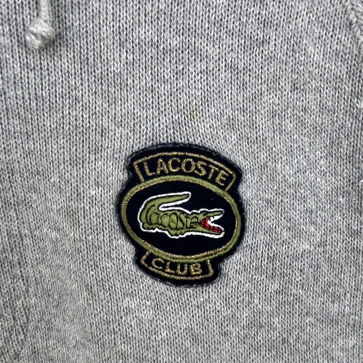 Other Vintage Lacoste Hoodie With Logo Grey & Black Size M Size US M / EU 48-50 / 2 - 5 Thumbnail
