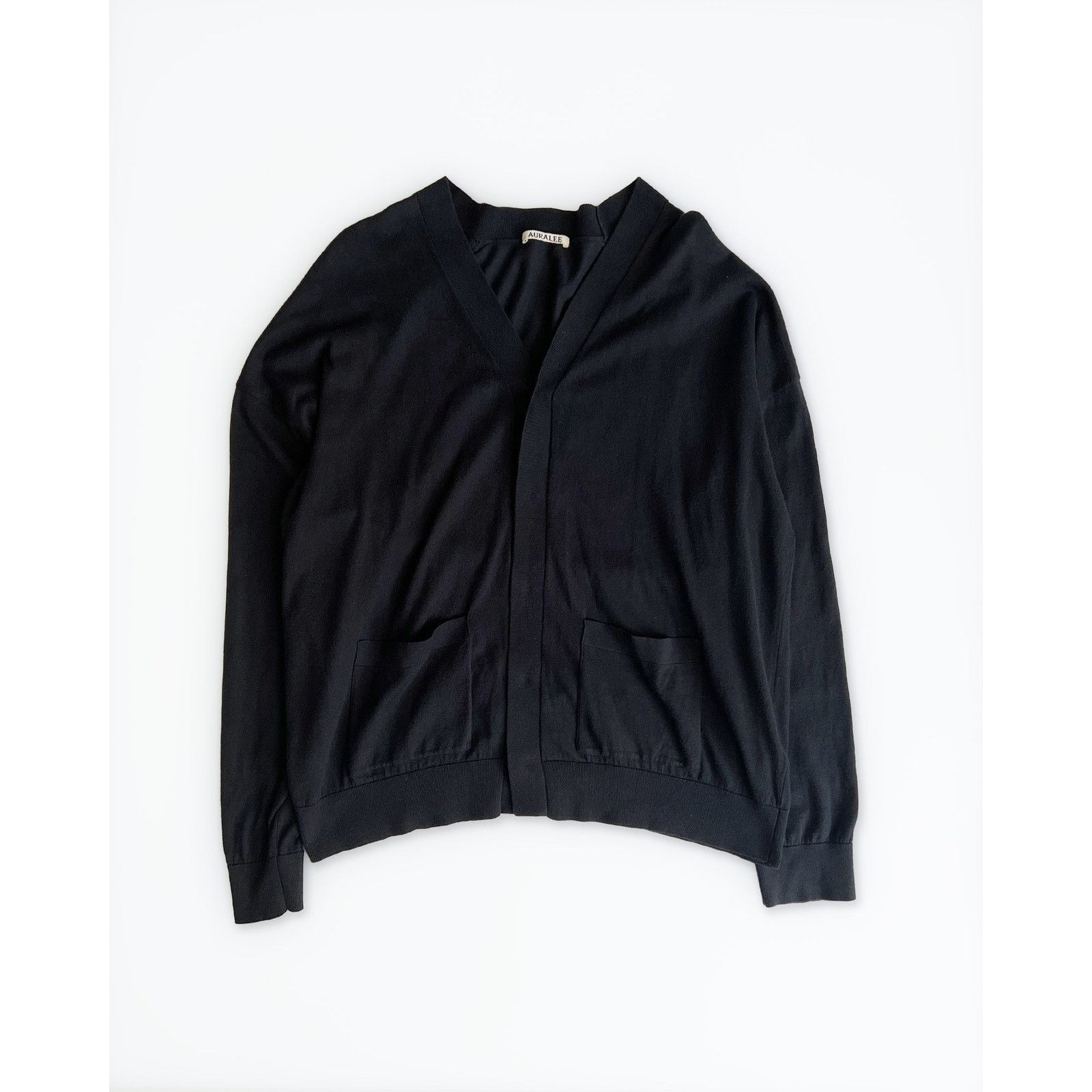 Auralee AURALEE “SS24 WRINKLED COTTON KNIT CARDIGAN” | Grailed