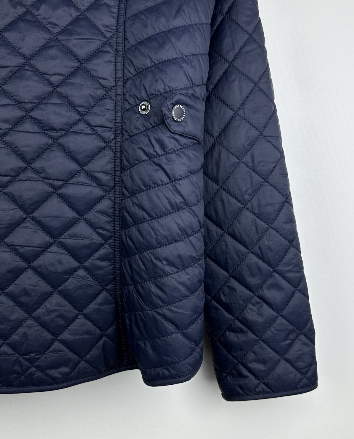 Barbour Barbour Sailboat Quilted Jacket UK 12 US 8 Wome Blue Pocket Size US M / EU 48-50 / 2 - 4 Thumbnail