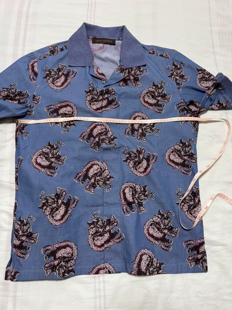 Louis Vuitton Louis Vuitton Louis Vuitton Short Sleeve Shirt for Men-250 Size US XL / EU 56 / 4 - 4 Thumbnail