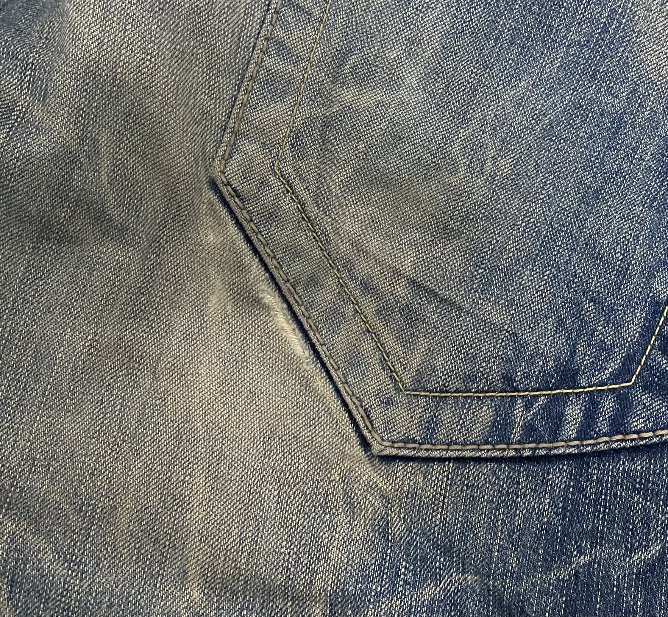 Japanese Brand Vintage Blue Way Acid Wash Flare Bootcut Jeans Size US 33 - 12 Thumbnail