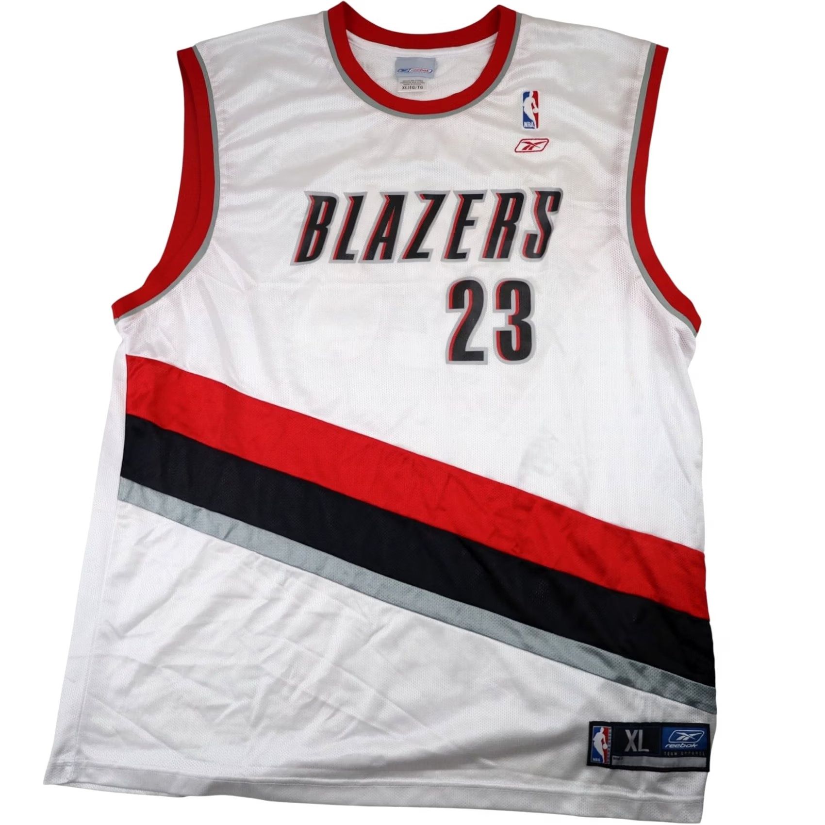 Reebok VINTAGE Reebok Portland Blazers #23 Darius Miles Basketball Jersey Mens XL White Tank Size US XL / EU 56 / 4 - 2 Thumbnail