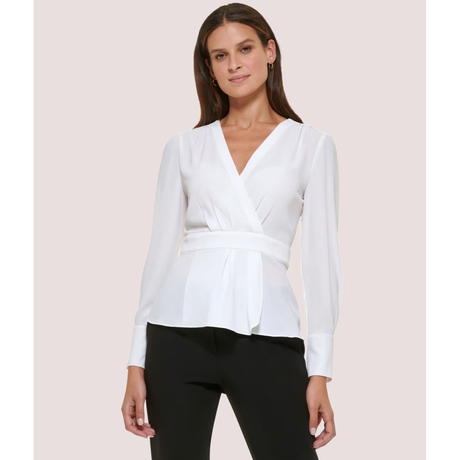 Tommy Hilfiger Tommy Hilfiger Womens Blouse XL White Size XL / US 12-14 / IT 48-50 - 1 Thumbnail