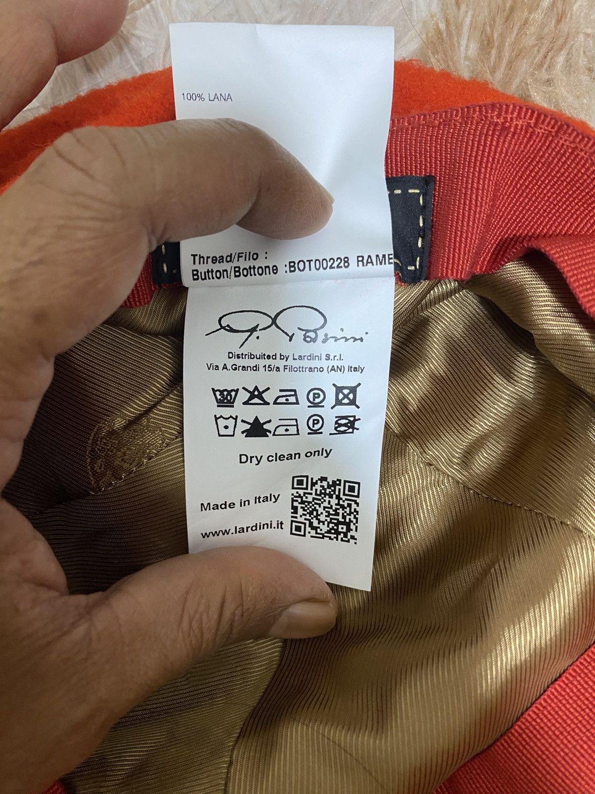 Other 100% Wool Cap Made in Italy (Gabriele Pasini) Size M Size ONE SIZE - 7 Thumbnail