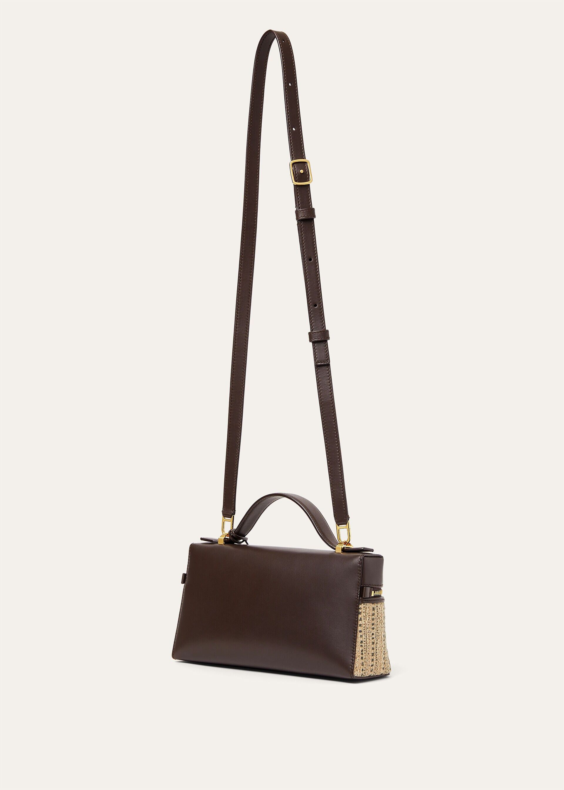 Loro Piana os11x0426 FAR1076 Size: OS / L23 Extra Crossbody Bag Camel Size ONE SIZE - 2 Thumbnail