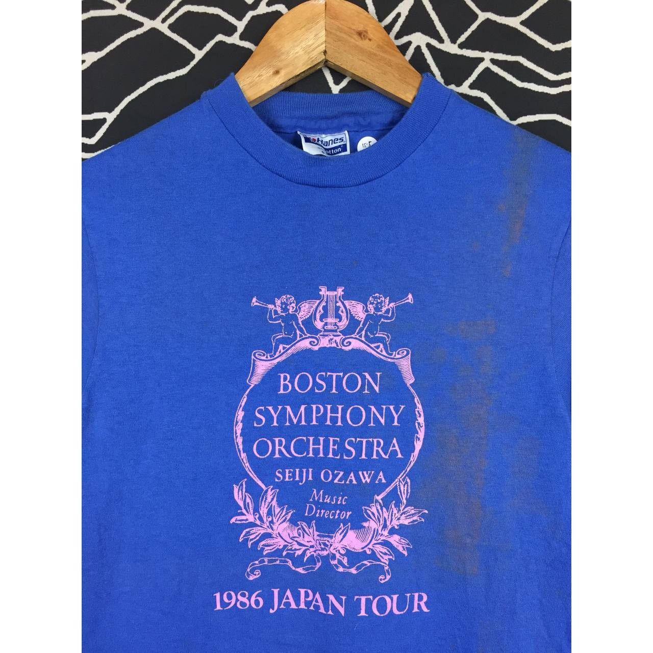 Band Tees Seiji Ozawa & Boston Symphony Orchestra 1986 Japan Tour Tee Size US S / EU 44-46 / 1 - 3 Thumbnail