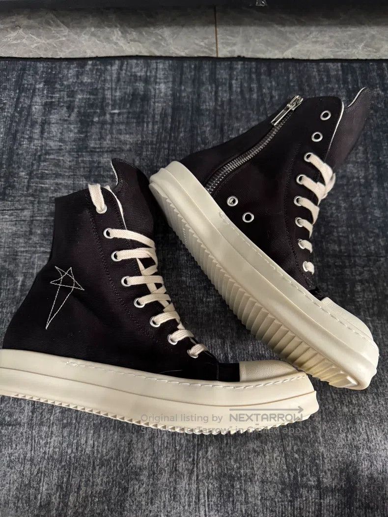 Rick Owens Rick Owens High Top Converse shoes Size US 6.5 / IT 36.5 - 3 Thumbnail