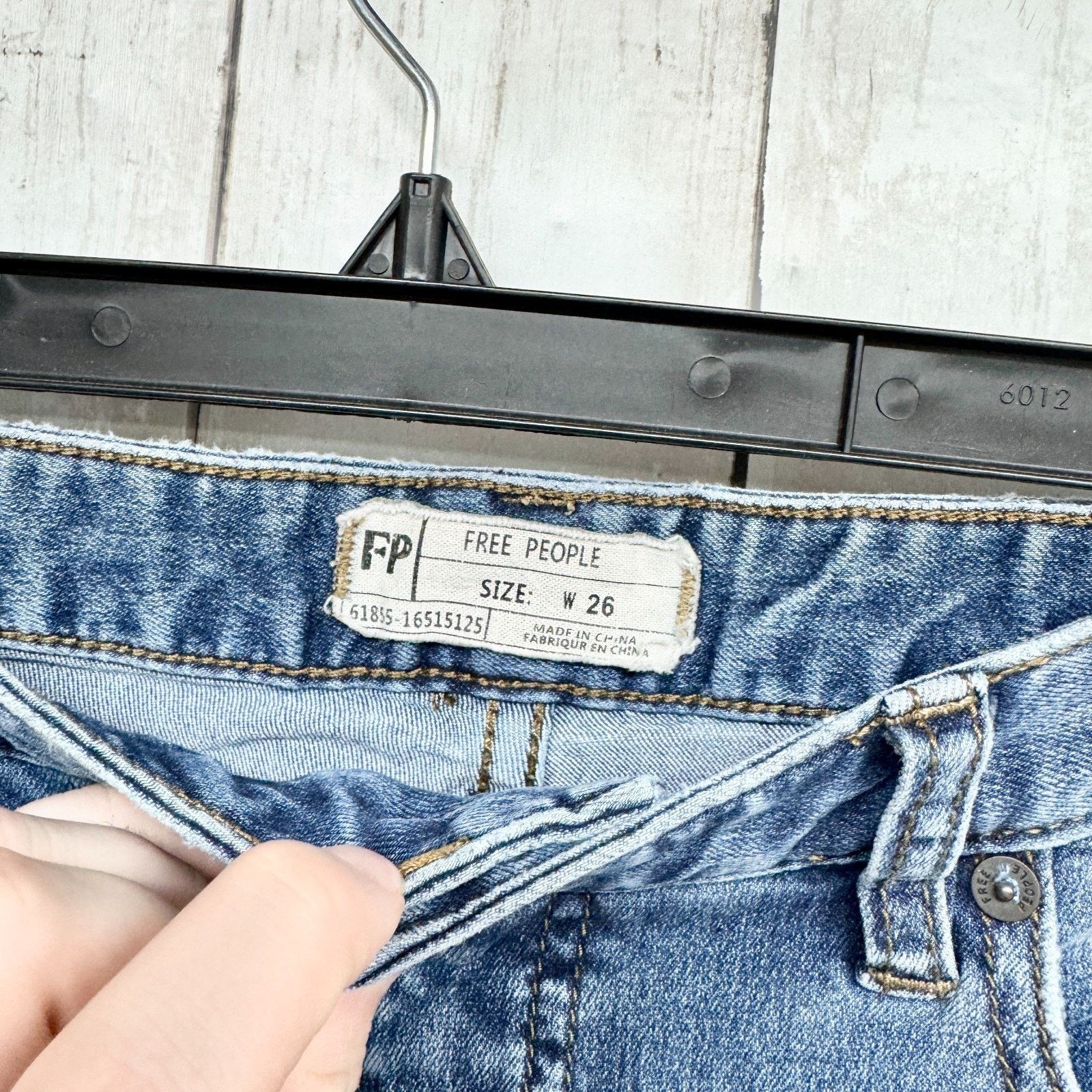 Free People Free People Pants Size 26 High Rise Denim Skinny Jeans Size 29" - 2 Thumbnail