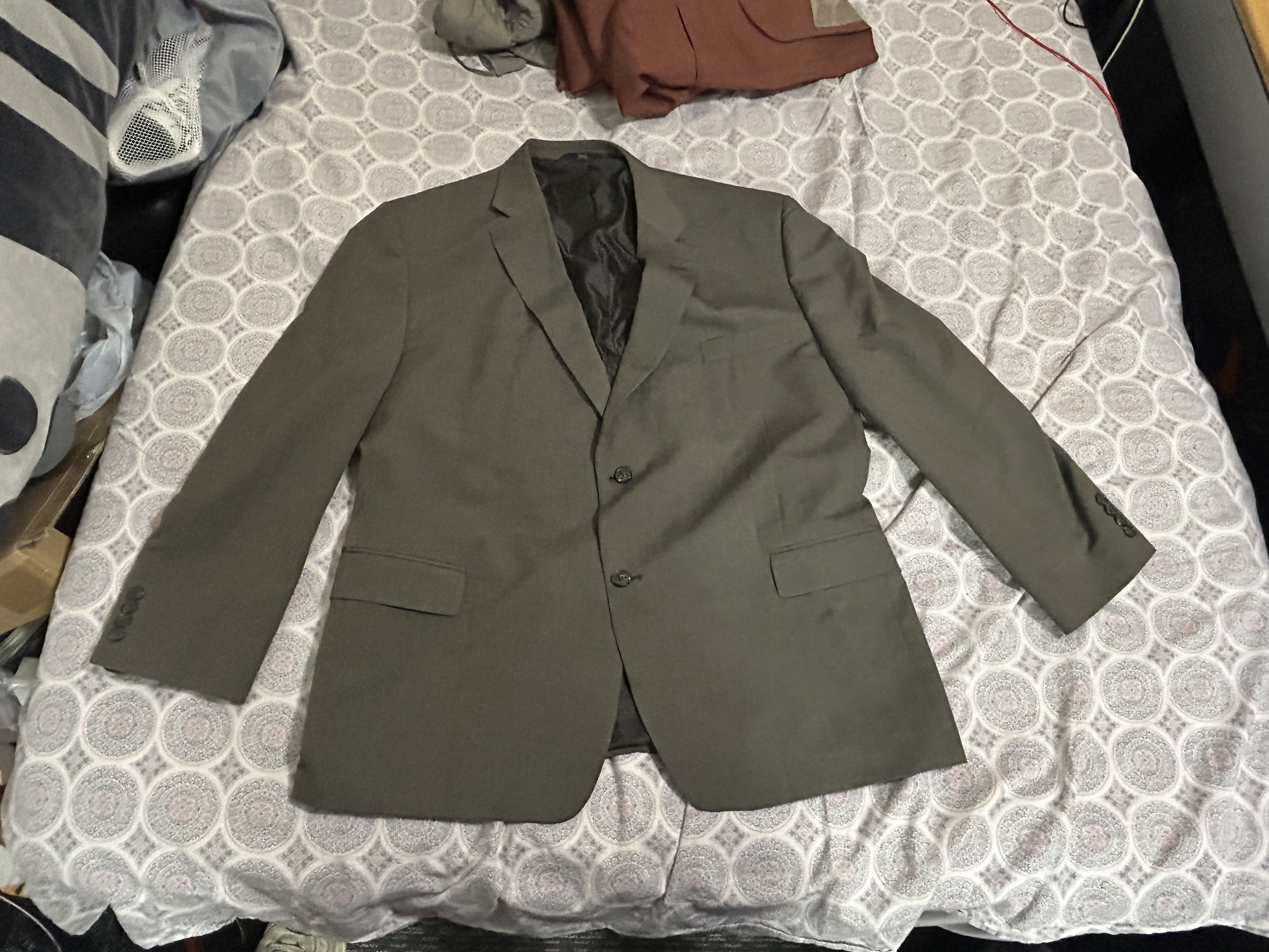Haggar Haggar Suit Up System Blazer Two Button grey Size 52R - 1 Thumbnail
