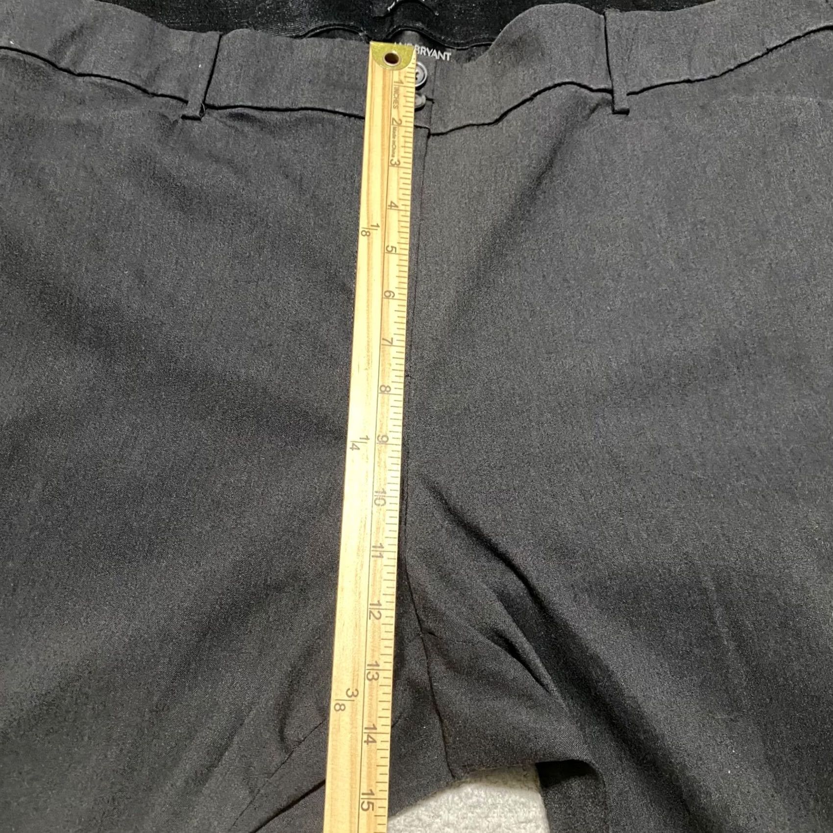 Vintage Lane Bryant Womens Dress Pants Gray The Madison Straight Office Business 24 Plus Size Pants Mens Womens Size 42" / US 20 - 6 Thumbnail