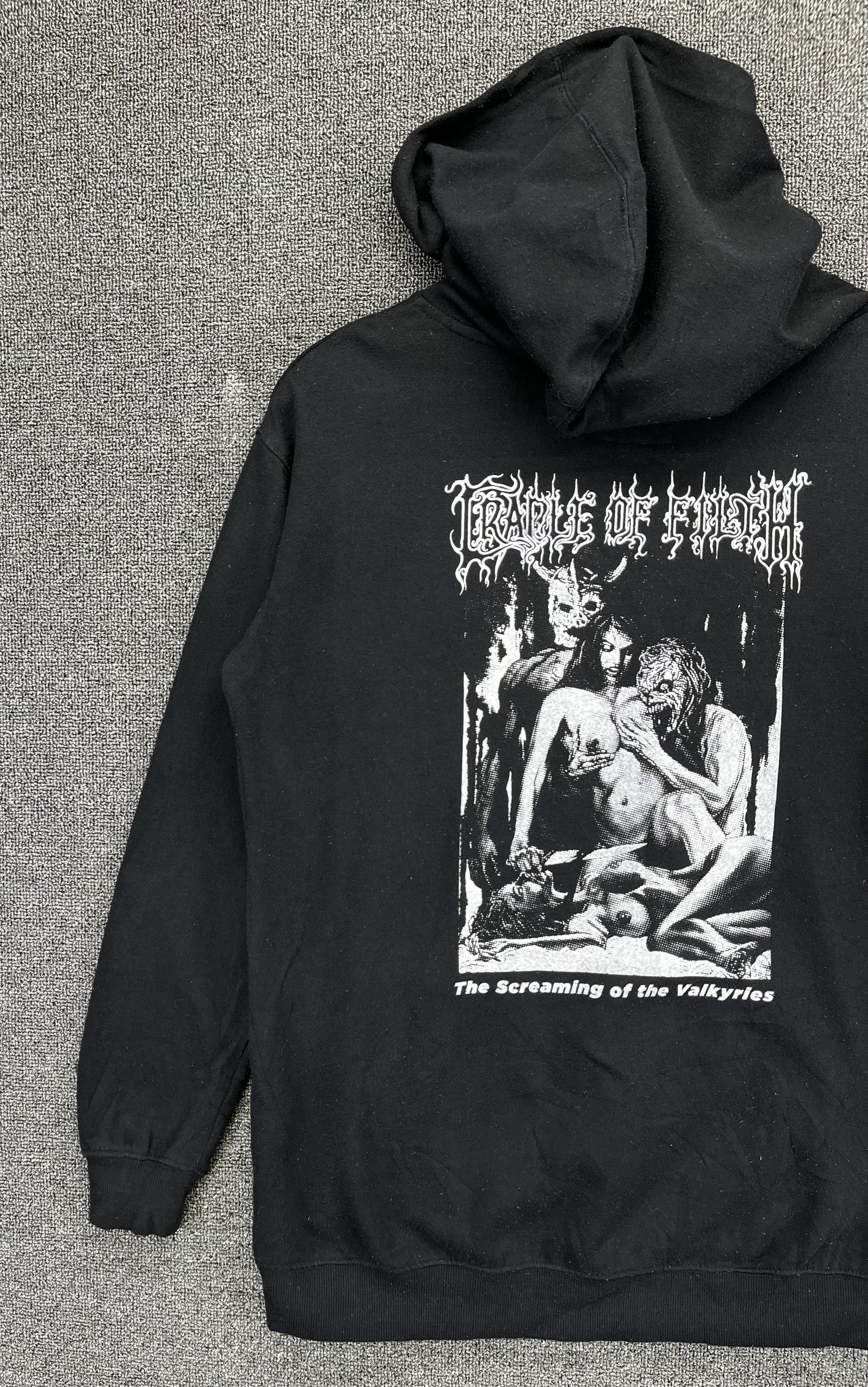 Band Tees Cradle of Filth Punk Rock Band Tees Rare Hooded Sweatshirt Size US S / EU 44-46 / 1 - 3 Thumbnail