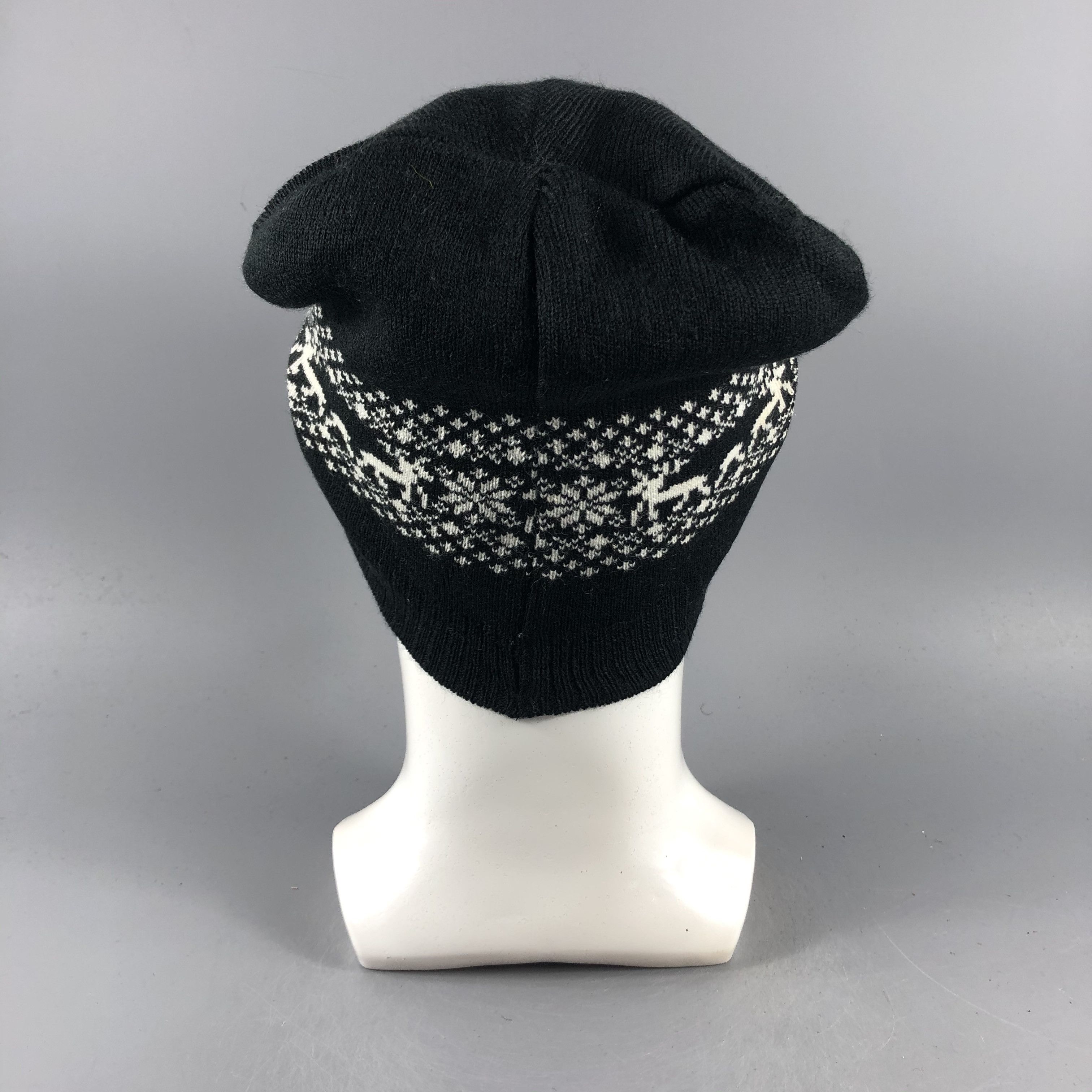 Other × Vintage Unknown Aran Isle Beanie Snow Hat Snow Cap -D148 Size ONE SIZE - 3 Thumbnail