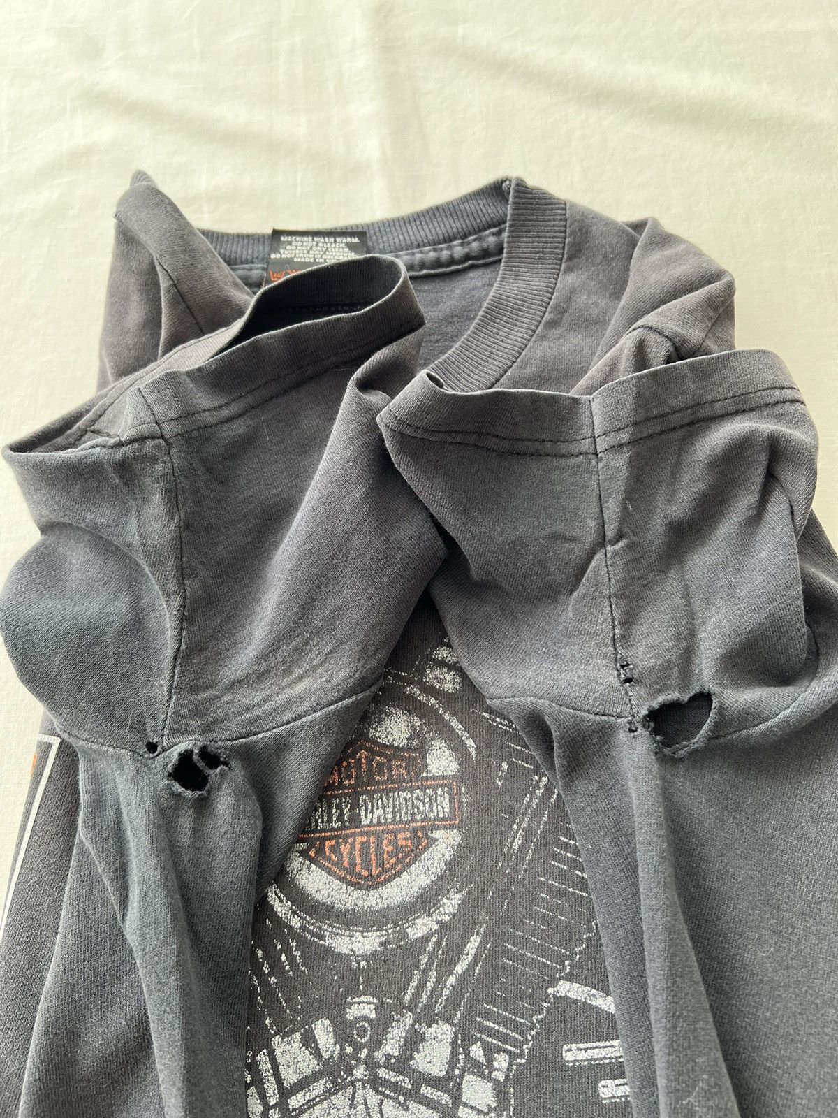 Harley Davidson Vintage 90s Harley Davidson West Coast Motors Holland Tshirt Size US S / EU 44-46 / 1 - 7 Thumbnail