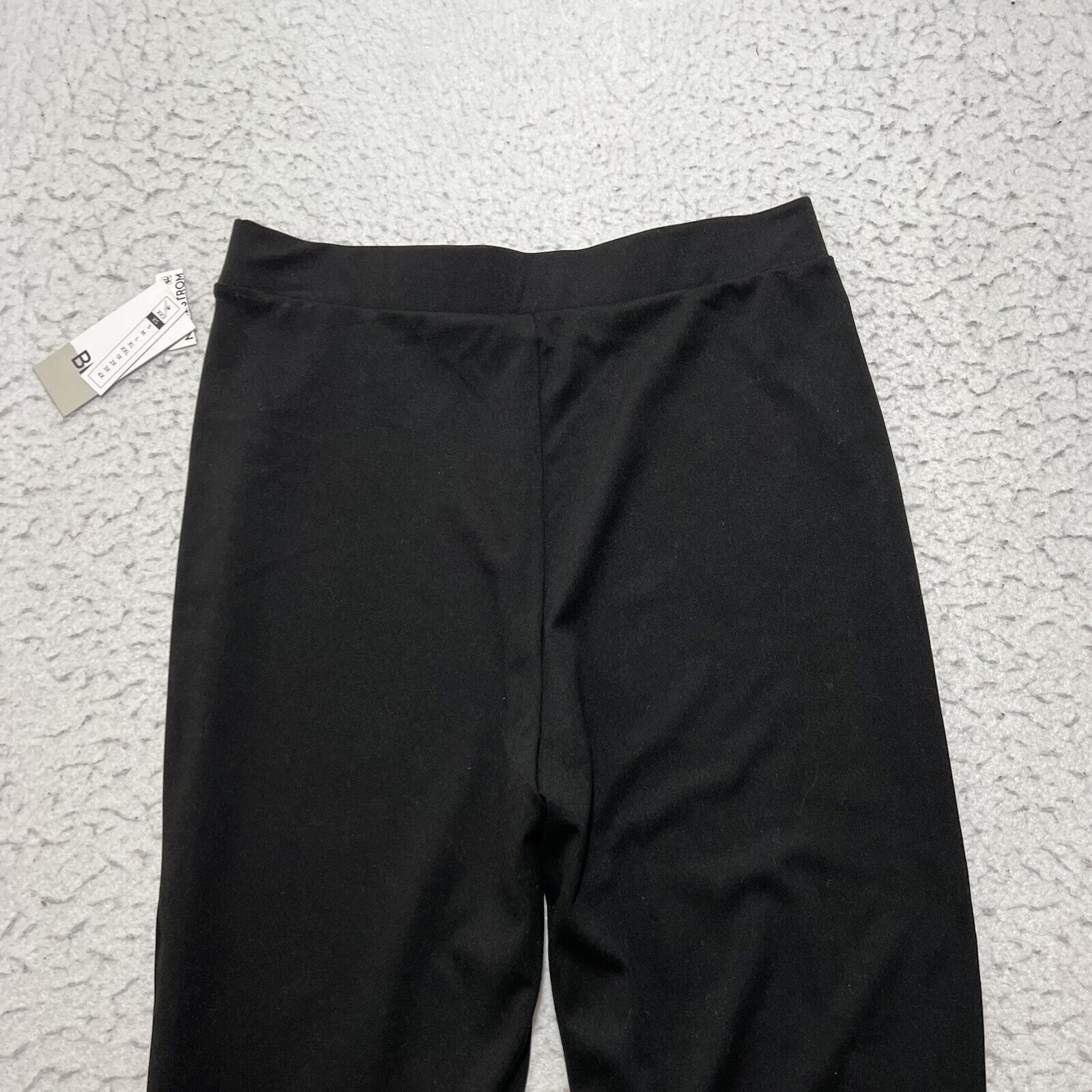 Nordstrom BP Nordstrom Black Leggings Slim Leg Slit Full Length NWT Size 26" / US 2 / IT 38 - 7 Thumbnail