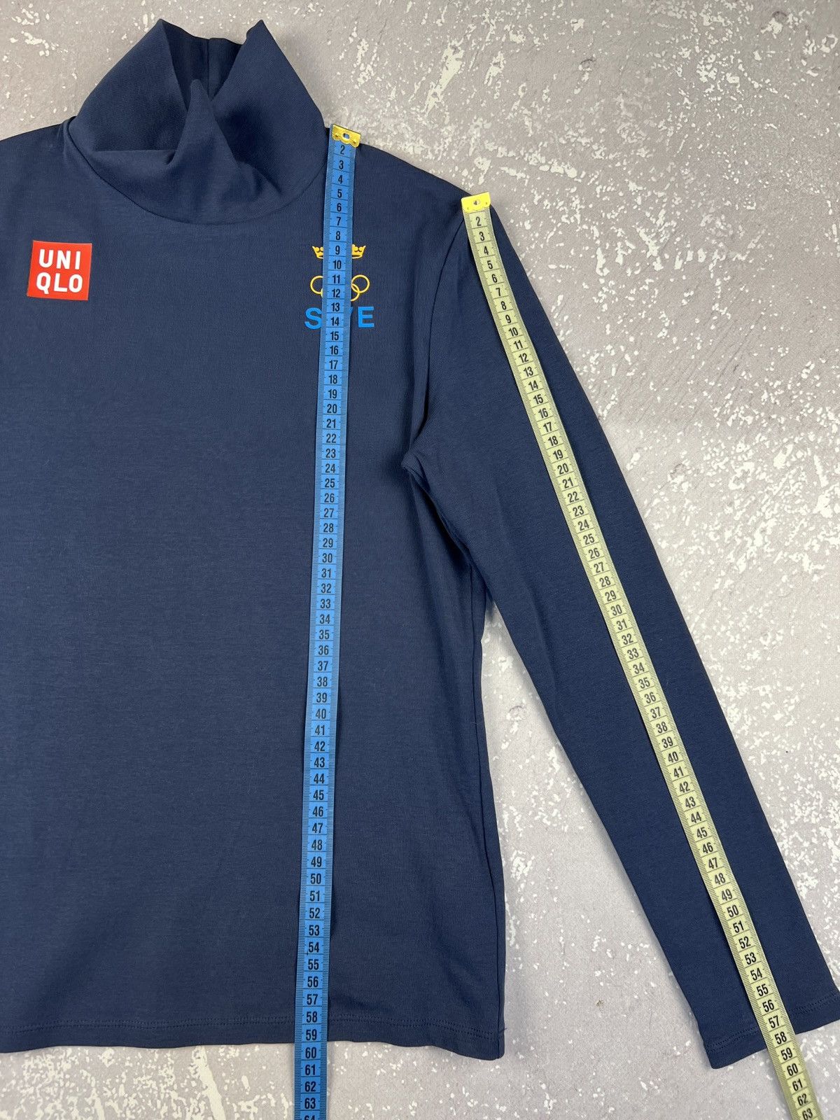 Uniqlo UNIQLO Sweden Athlete Olympic Turtle Mock Neck L/S Mens S Size US S / EU 44-46 / 1 - 9 Thumbnail