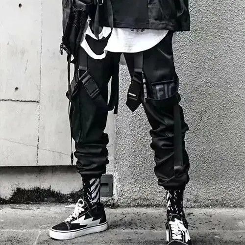 Japanese Brand Joggers Cargo Pants for Men Size US 31 - 4 Thumbnail